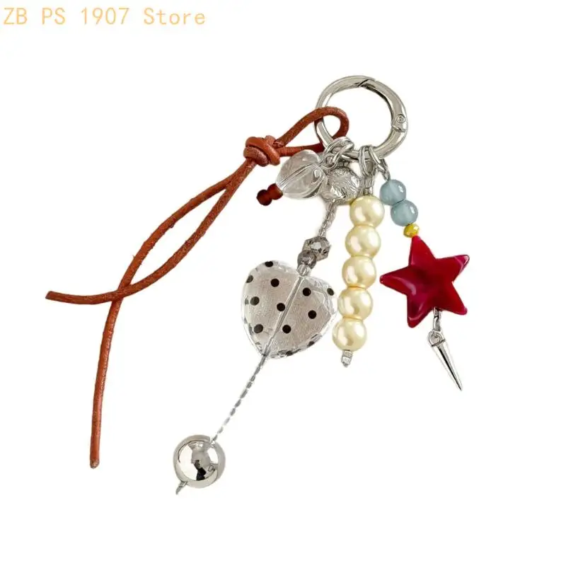 Creative Star Shaped Keychain Handmade For Adding Styles To Your Accessory 55KA