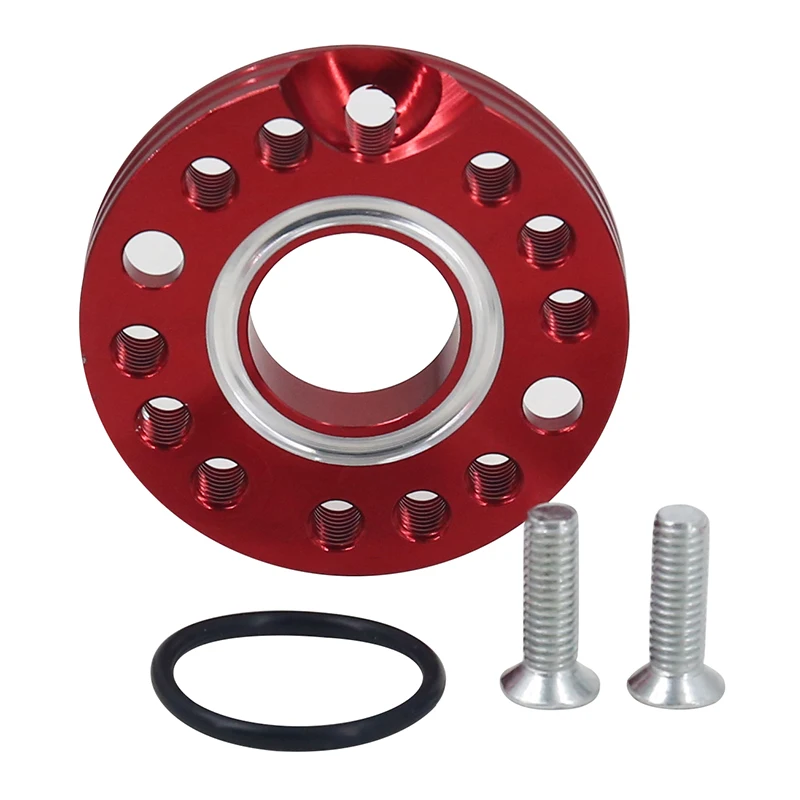 

22mm Carburetor Motorcycle ATV CNC Carburetor Intake Manifold Adjuster Universal Flange Spinner Plate Adapter for Honda Kawasa
