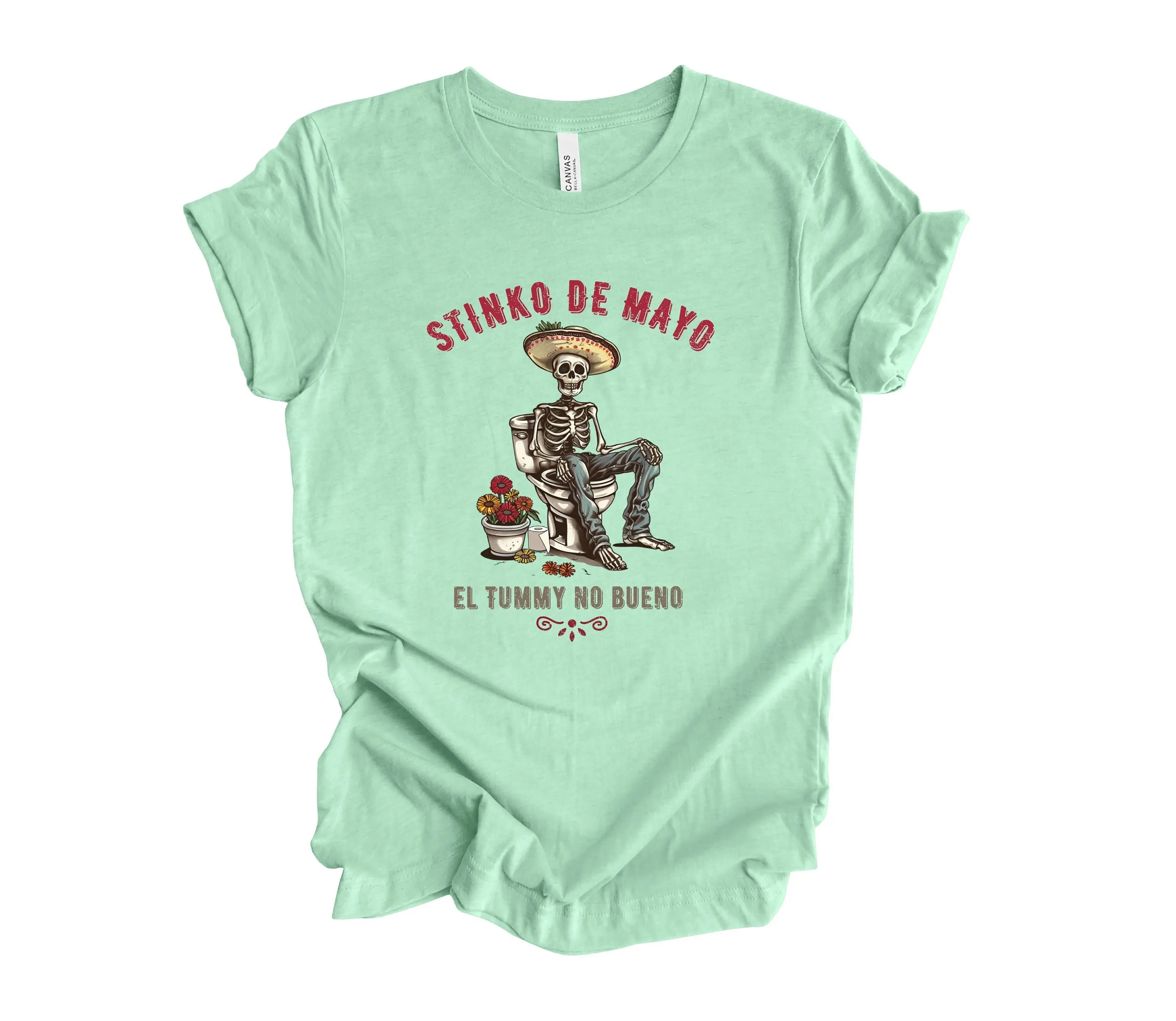 Stinko De Mayo T shirt Funny Cinco Spanglish Potty Humor Dad Joke Offensive