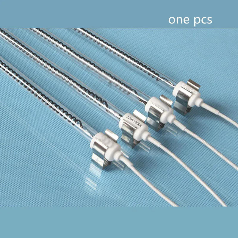 Carbon Fiber Electric Quartz Heating Elements for Heaters, Far Infrared Quartz Heating Tube Quartz Glass Tube Heater OD10 12mm