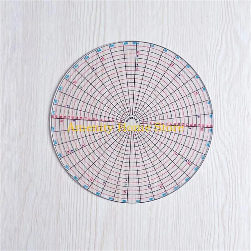 F26C Acrylic Clay Guide Set, 3 Piece Pottery Circle Divider for Round Planning, Pottery Forming, Marking Practice, Classroom