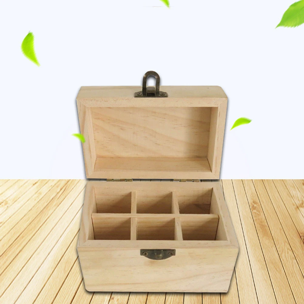 

Flip Essential Oil Box Carrying Case Desktop Storage Rack Organizer Accessories