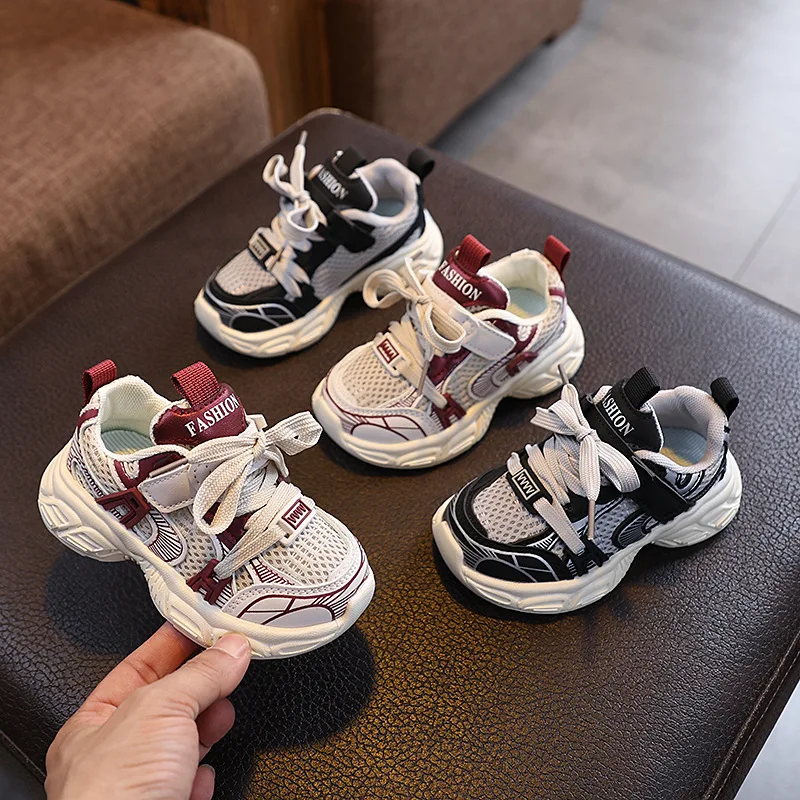 

Детская повседневная прогулочная обувь для девочек, модная легкая дышащая обувь для бега для детей от 3 до 7 лет, детская спортивная обувь для девочек