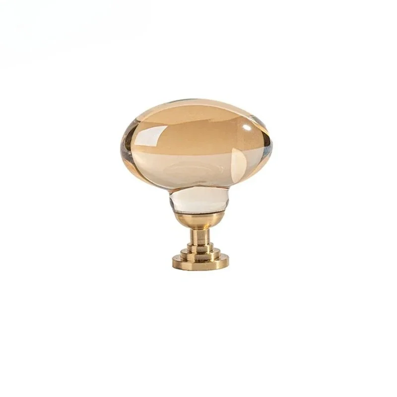 البرونزية الكريستال الأثاث الباب ساحبات الفاخرة جولة اليشم باب خزانة الملابس ساحبات لخزانة درج المطبخ الديكور الباب مجتذب #6