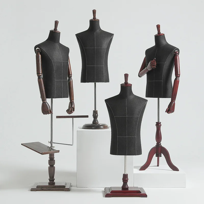 Men's Clothing Store Mannequin Hanger Suit Full Body Model Window Showcase Dummy Coat Rack Boutique Male Torso Display Mannequin