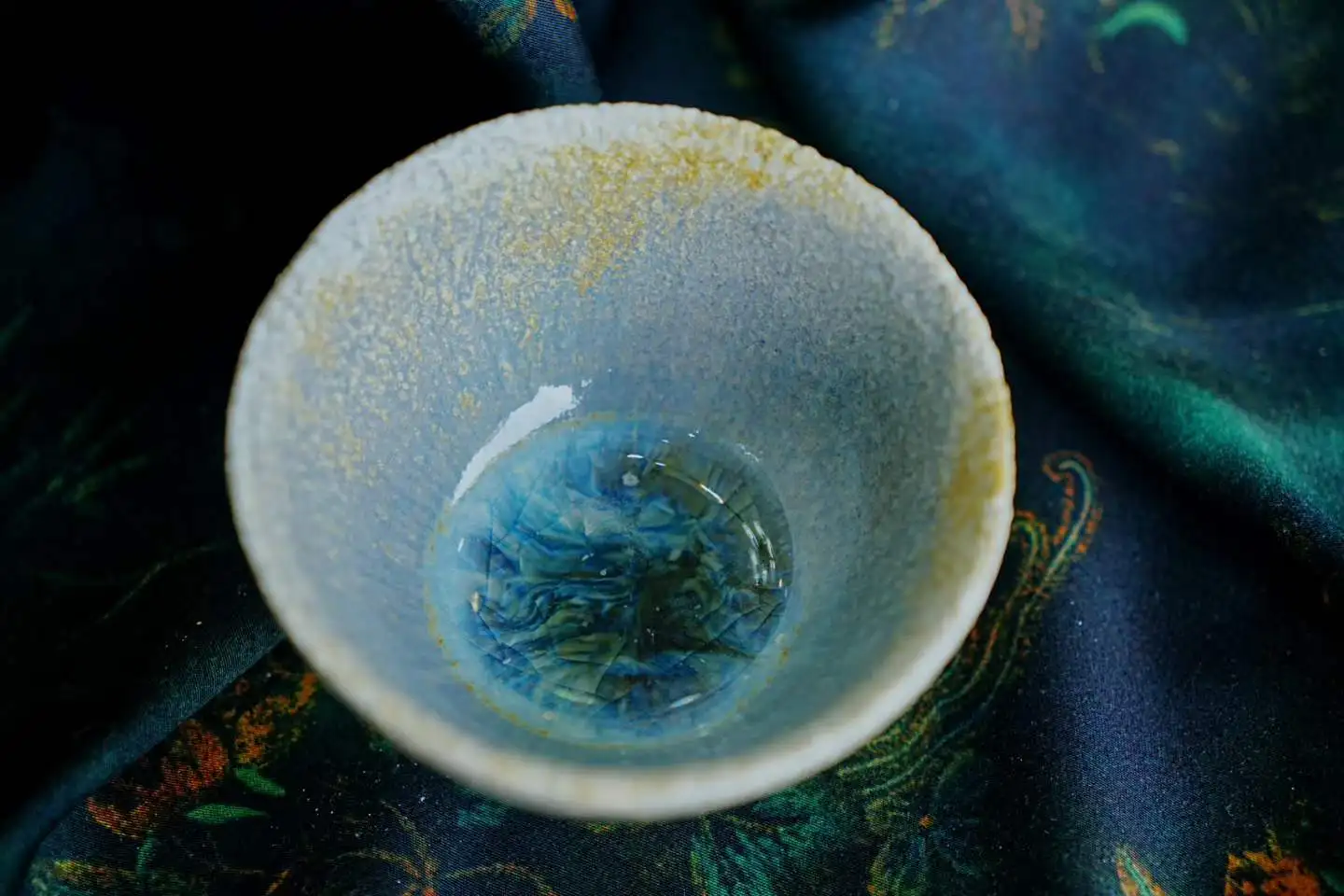Handmade Wood-Fired Jianshui Zitao Teacup - Chinese Purple Pottery Kung Fu Tea Cup, Natural Glaze, Unique Ice Crackle Texture