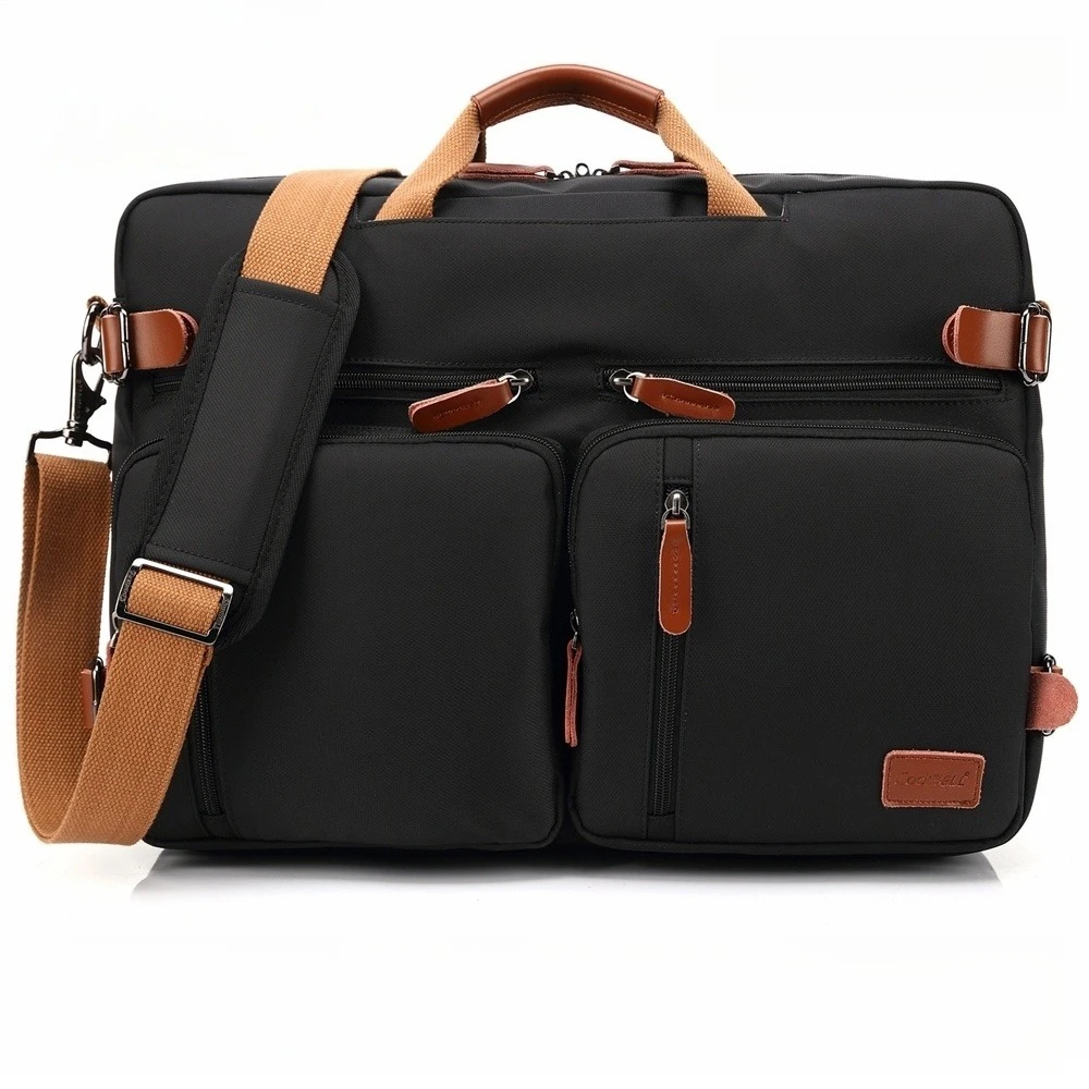 

Large Convertible Backpack for Laptop Up To 15.6-17.3 in , Messenger/Shoulder Bag, Business Travel Briefcase