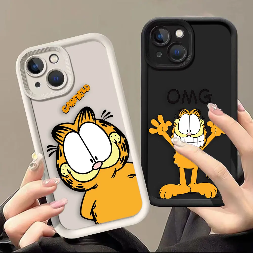 

OMG Cartoon G-Garfield Cat Cover Phone Case For Xiaomi 11 12 12T 13 13T 14 14T 15 LITE POCO F5 F7 X3 X4 X5 X6 X7 M6 M7 PRO Case