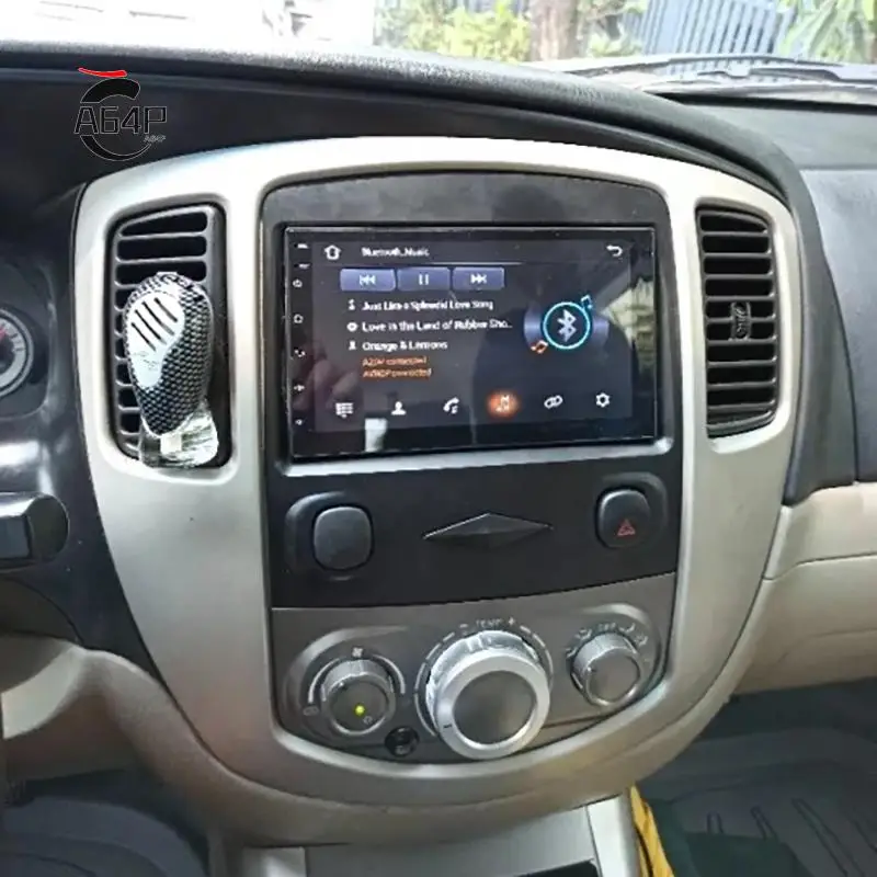 

A64P-2Din автомобильный радиоприемник для Ford Escape 2008-2010 DVD стерео рамка пластина адаптер монтажная приборная панель установка комплект отделки рамки