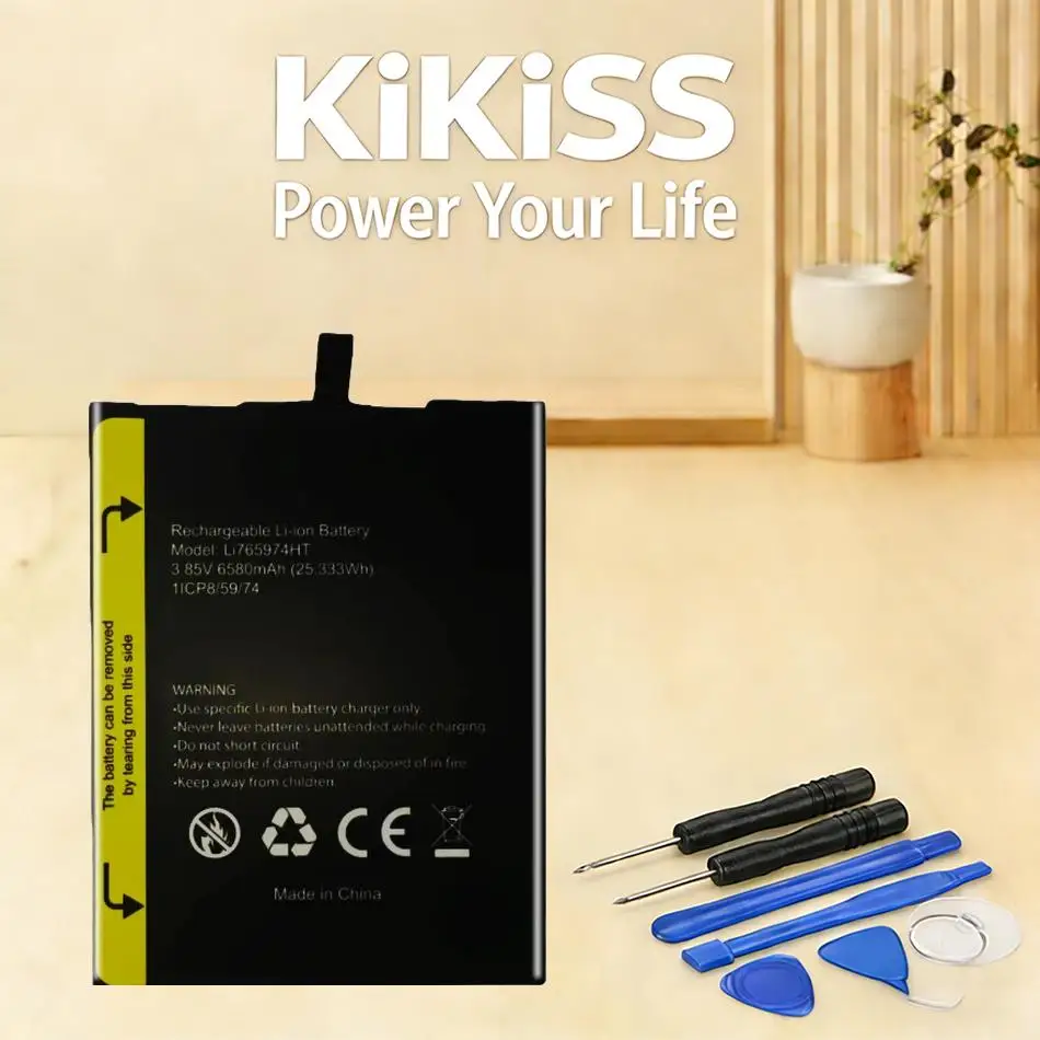 

Аккумулятор для мобильного телефона BV5300 Li765974ht для Blackview Pro, 6580 мАч, высокая совместимость, надежная замена