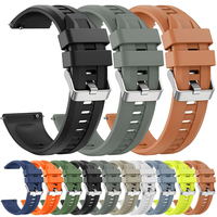 22mm Watch Strap for Zeblaze Stratos 4 2 3/Ares 3/Btalk/Vibe 7 Pro/GTS 3 Band Silicone for Xiaomi Watch S4 S3 S1 Correa Bracelet