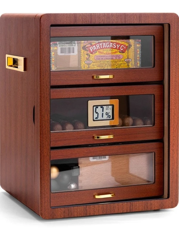 Zigarre, Kastenthermometer, Luftbefeuchter, Klavierlack, Zedernzigarrenkabine