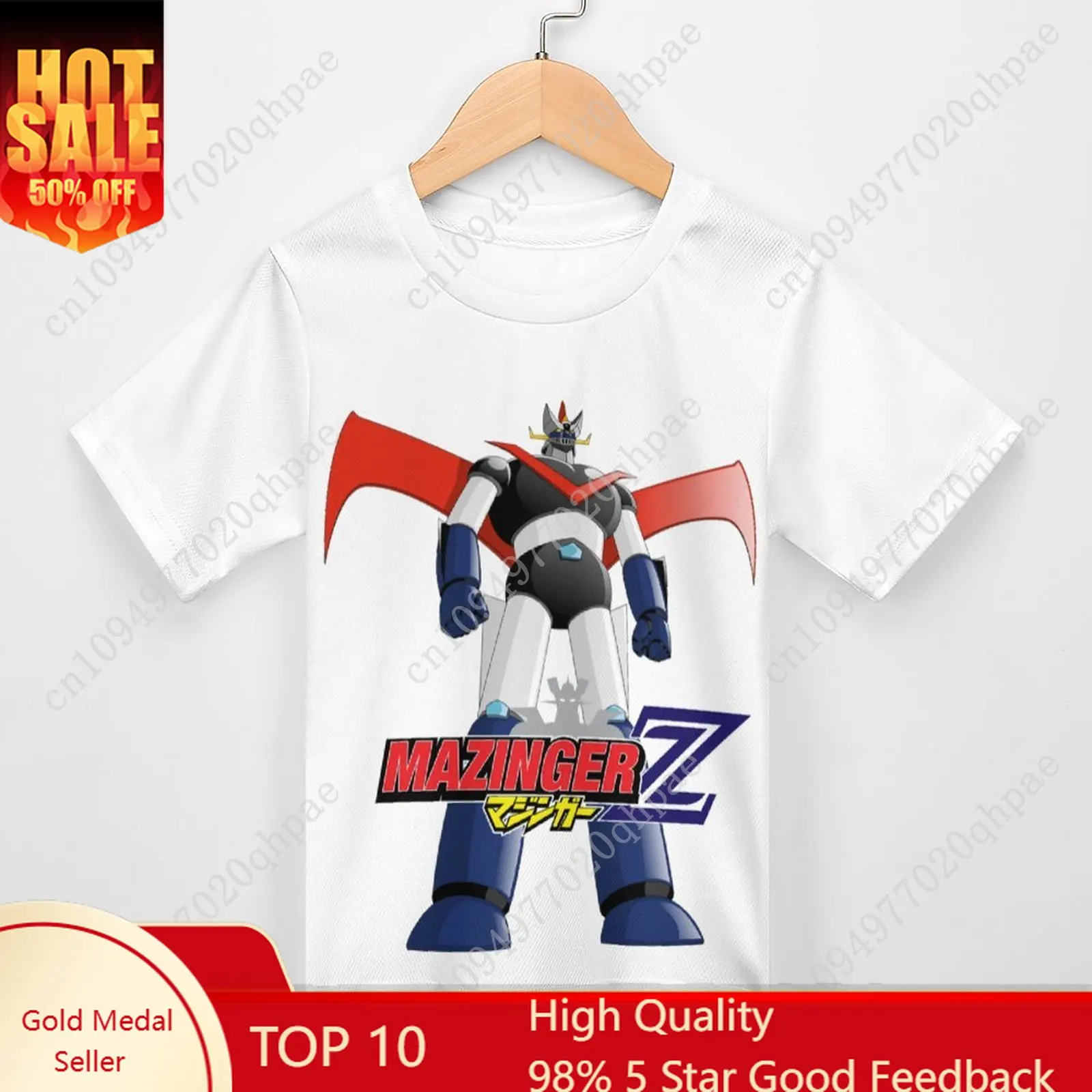 

Mazinger Z T Shirt Boys Girls Childs Cotton Short Sleeves Tlightweight Breathable Comfortable Tshirt Custom Made Summer Tops