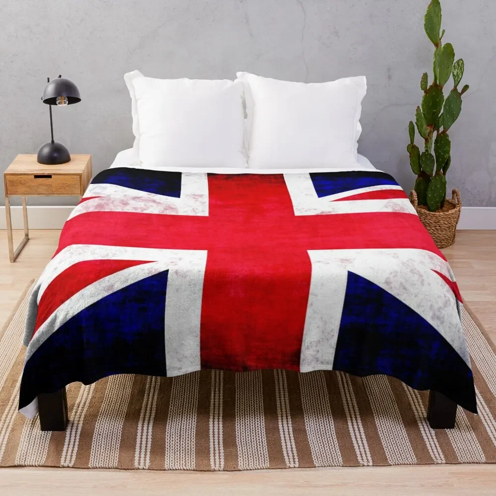 

Large Vintage Union Flag Throw Blanket Quilt Camping Travel Weighted Blankets