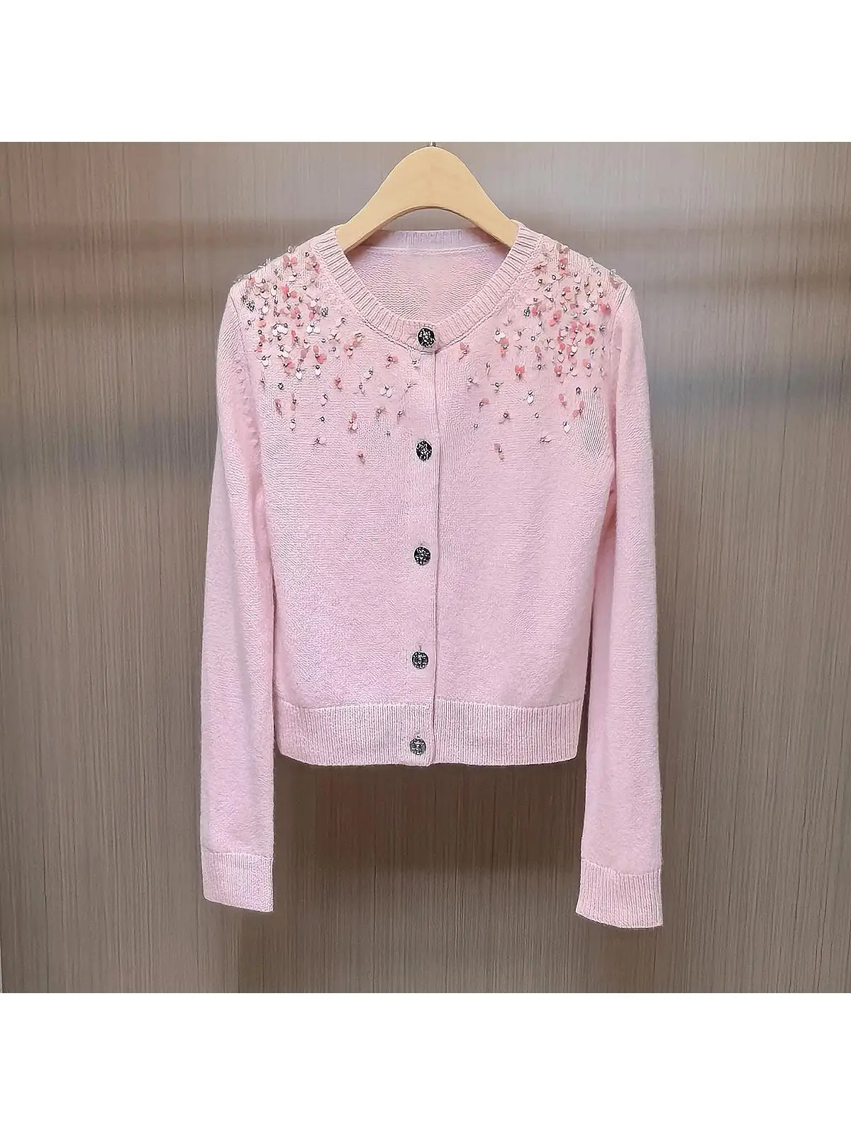 

South Oil 2022, осенний новый вязаный свитер, кардиган, верхняя одежда, повседневная одежда для девочек, длинный свек, круглая шерстяная одежда на пуговицах