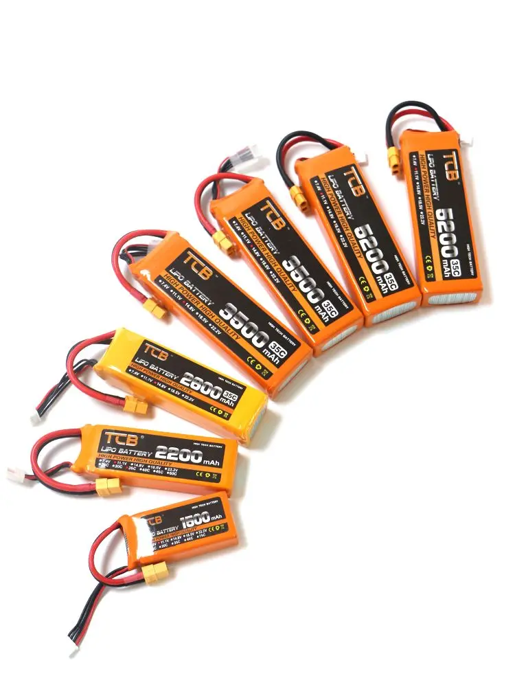 TCBWORTH akumulator do RC Lipo 2S 4S 6S 11.1V 14.2V 14.2V 1300 1800 2200 2600 3000 4200 520 akumulator 6000kh XT60-T Deans Plug