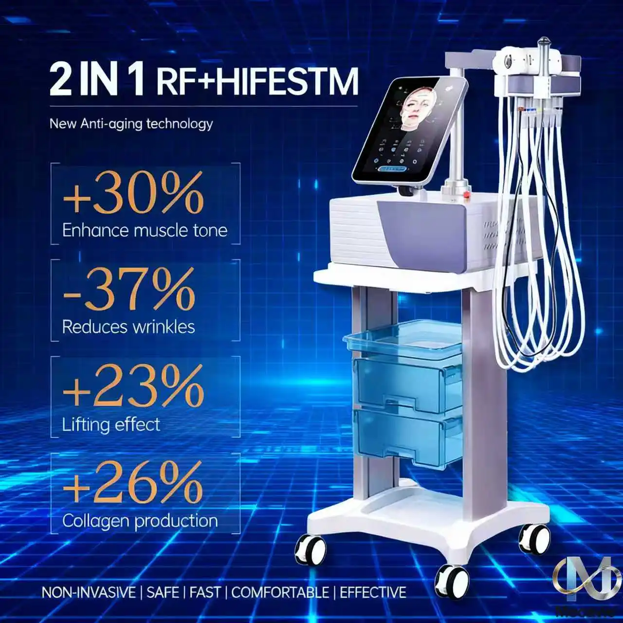Professional Ems Rf Peface Body Wrinkle Removal Neck Lifting Skin Face  facial lifting machine PEFACE Face Rejuvenation Machine
