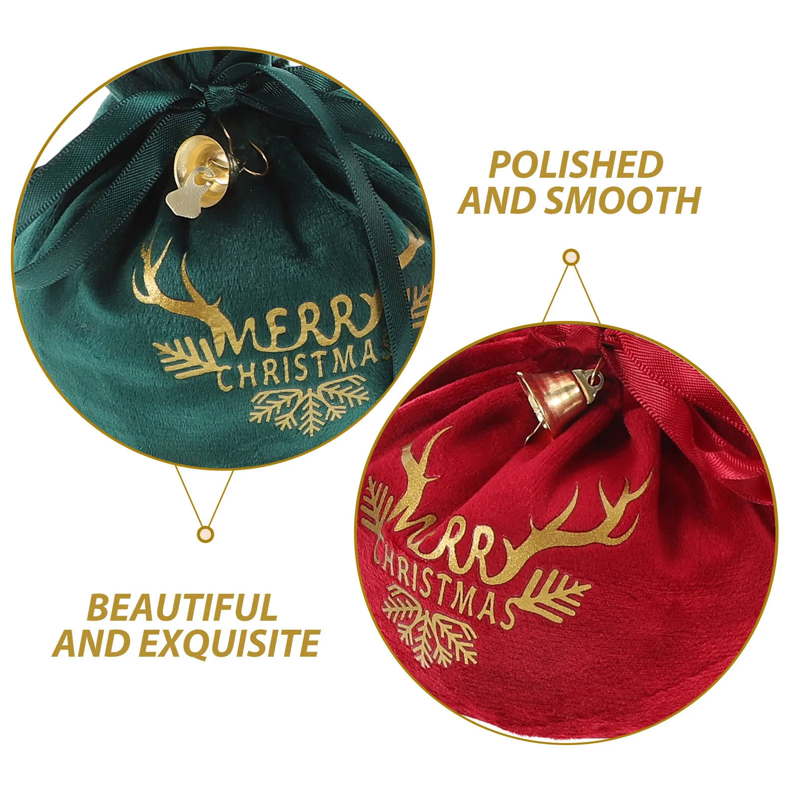 4 Peças de Sacos de Presente d - Luxury Xmas Bags avaliação e preço