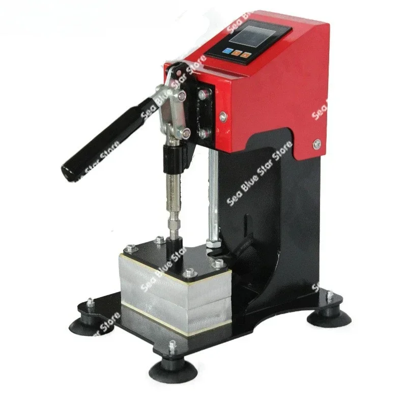 Manual Upper and Lower Ironing Machine 6 * 12cm Small Upper and Lower Panel Heating Hot Stamping Machine, High Temperature
