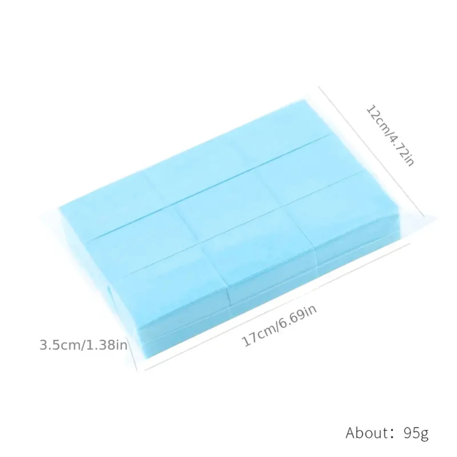 مناديل أظافر ناعمة خالية من الوبر للاستعمال مرة واحدة - 1000 قطعة لإزالة طلاء الأظافر من الأكريليك والجل بشكل فعال