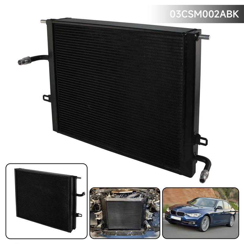 Tuning Competition 70mm Big Radiator Kit Fits For BMW F-Series B48 & B58 F20 F21 F30 Black