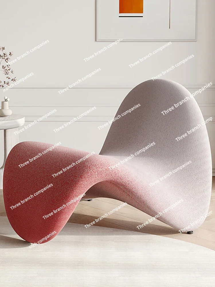 

Internet Hot Casual Creative Potato Chips Tongue Chair Lazy Sofa Sleeping Small Apartment Single Living Room Balcony Chair