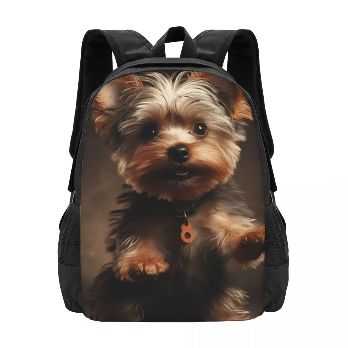 

Yorkshire Terrier Dog Being Cute Backpack Hot Sale Daypack Large Capacity Kids BookBag School Bag Shoulder Bags for Men Women