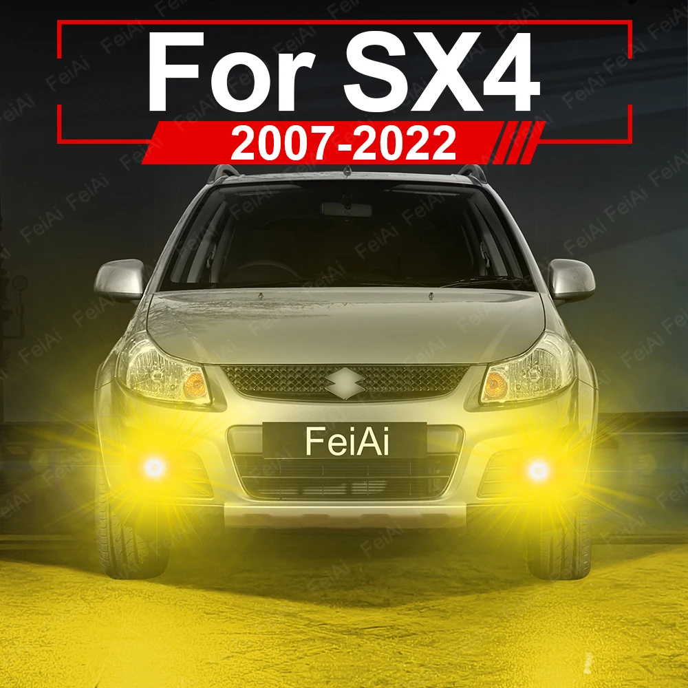 For Suzuki SX4 S-Cross Fog Lights LED Front Fog Light SX4 S-Cross Accessories 2007-2022 2012 2013 2014 2015 2016 2017 2018 2019