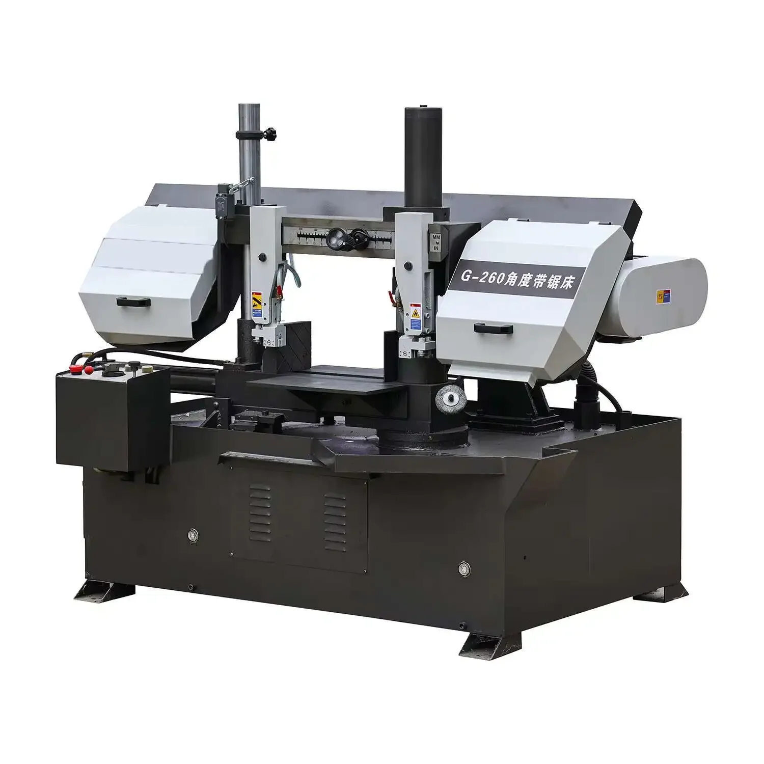 

China Automatic Double Column Horizontal Bandsaw Ghz4240 Angle Cut 45 Degree Band Saw Hine For Metal