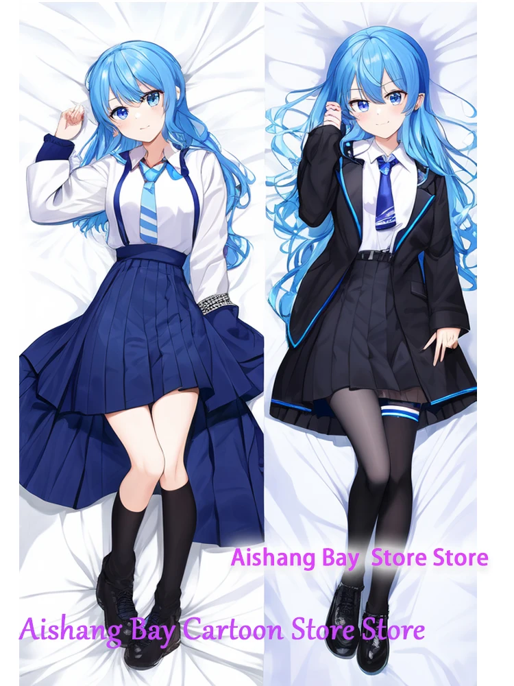 

Dakimakura Anime Suisei Hoshimachi Double Sided Print Life-size Body Pillow Cover Decoration