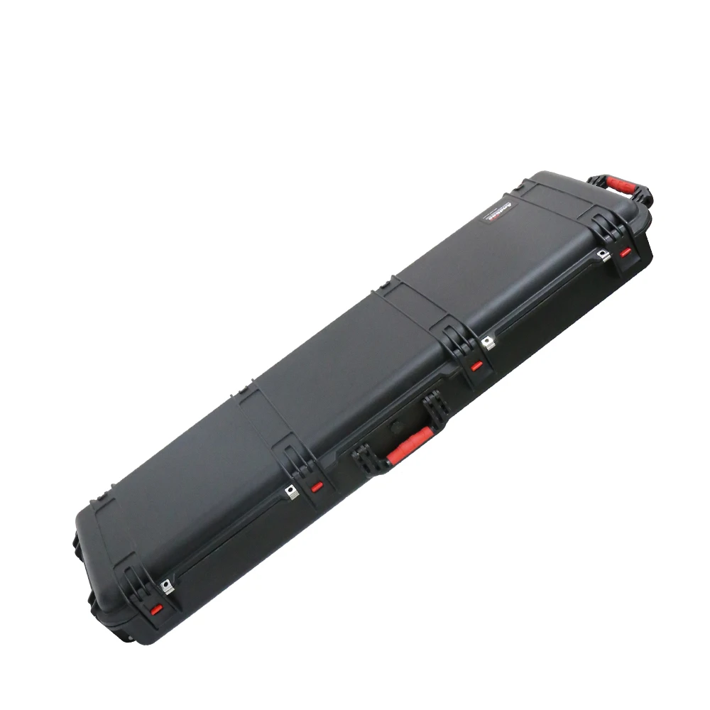 Hot Selling IP67 Waterproof Hard PP Plastic Gun Case with Wheels Equipment Protective Case Custom Foam Logo view 3