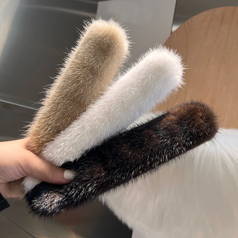 Mink Fur Cuff Arm Warmer Lady Bracelet Real Fur Wristband Glove High Quality Mink fur Cuffs Hot Sale Wrist Warmer