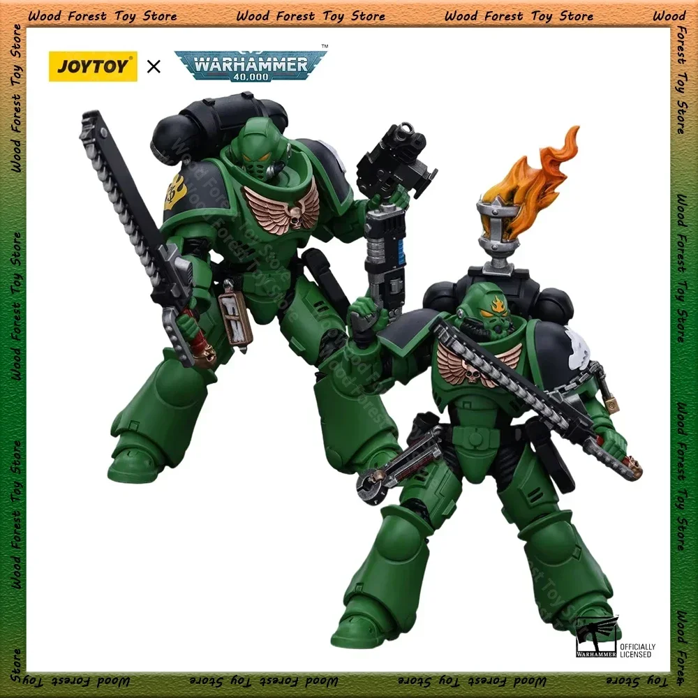 JOYTOY Warhammer 40K Action Figure Salamanders Intercessors Sergeant Tsek'gan Brother Haecule Figurine Collectible Model Toys