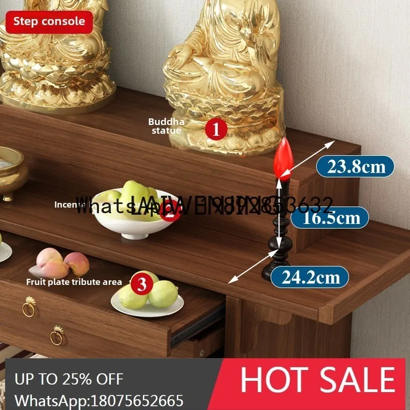 LYY new Chinese solid wood table incense table household shrine