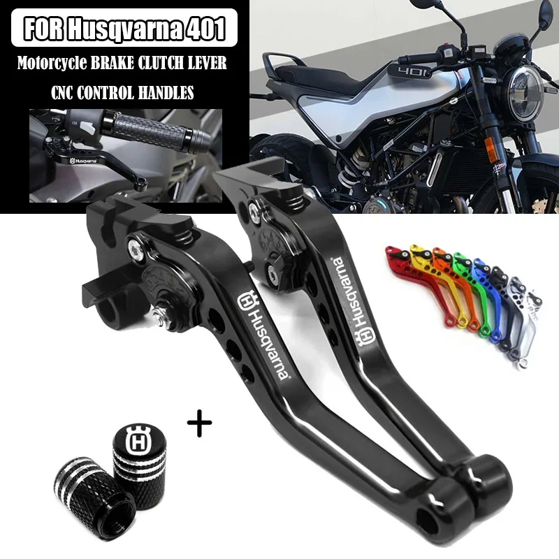 Para Husqvarna Svartpilen 401 VITPILEN 401 2018 2019 2020 2021 2022 palancas de embrague de freno de aluminio CNC para motocicleta mango de barra