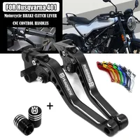 Para Husqvarna Svartpilen 401 VITPILEN 401 2018 2019 2020 2021 2022 palancas de embrague de freno de aluminio CNC para motocicleta mango de barra