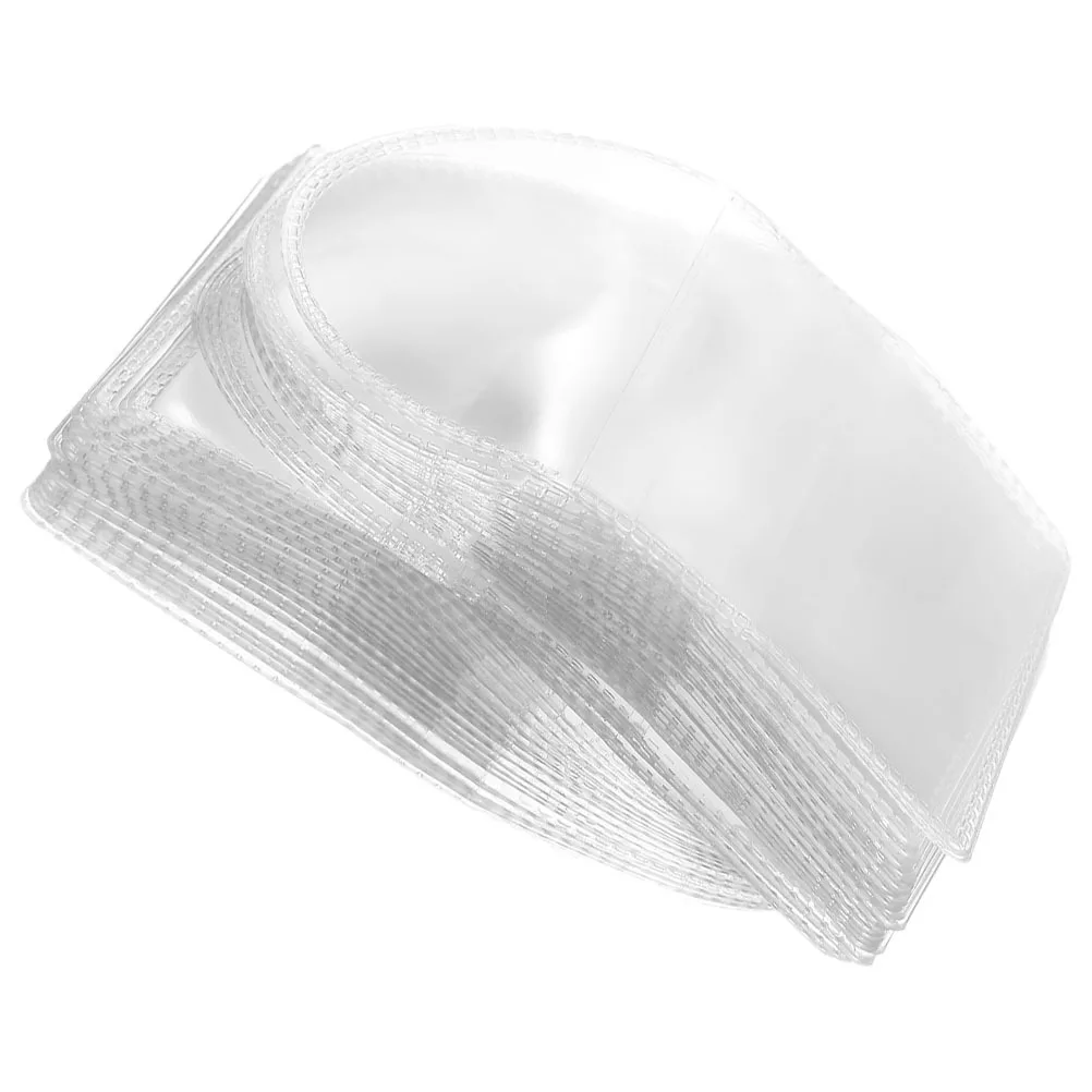 50Pcs Transparent PVC Coin Sleeves Coin Holder Bags for Collectors Storage Protection Display Organizer Jewelry PVC Sealed Bag