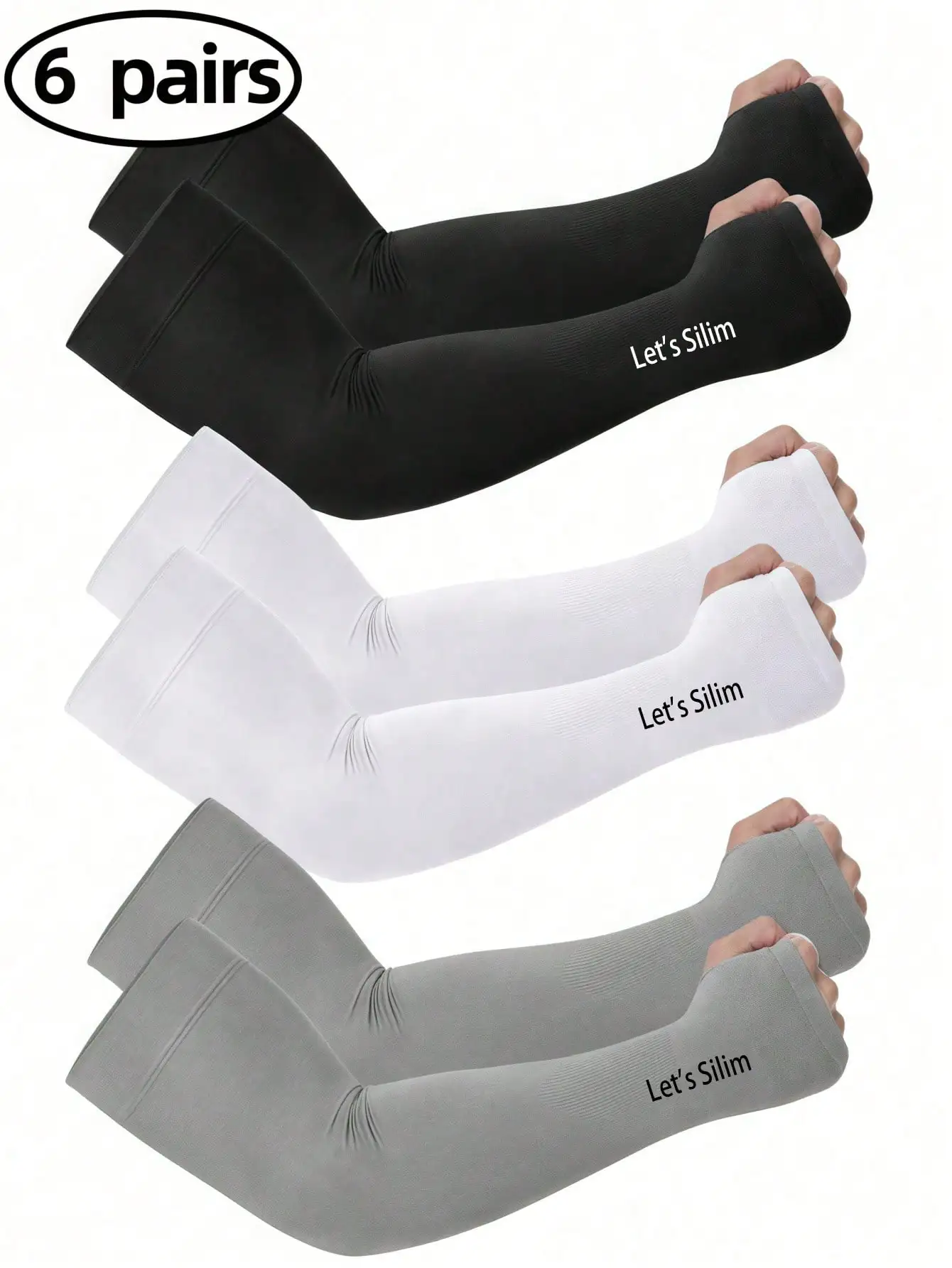 

4Pairs UV Protection Cooling Arm Sleeves, Moisture-Wicking Breathable Sports Arm Sleeves, Women Men Summer Outdoor Sunblock Arm Cover Unisex UV Protection Arm Covers For Outdoor Cycling Fishing, Thin Cooling Sleeve Gloves, Versatile Driving Gloves, Quick-