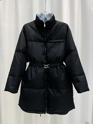 Women's Clothing High quality collar mid-length down jacket Winter New  NO.1