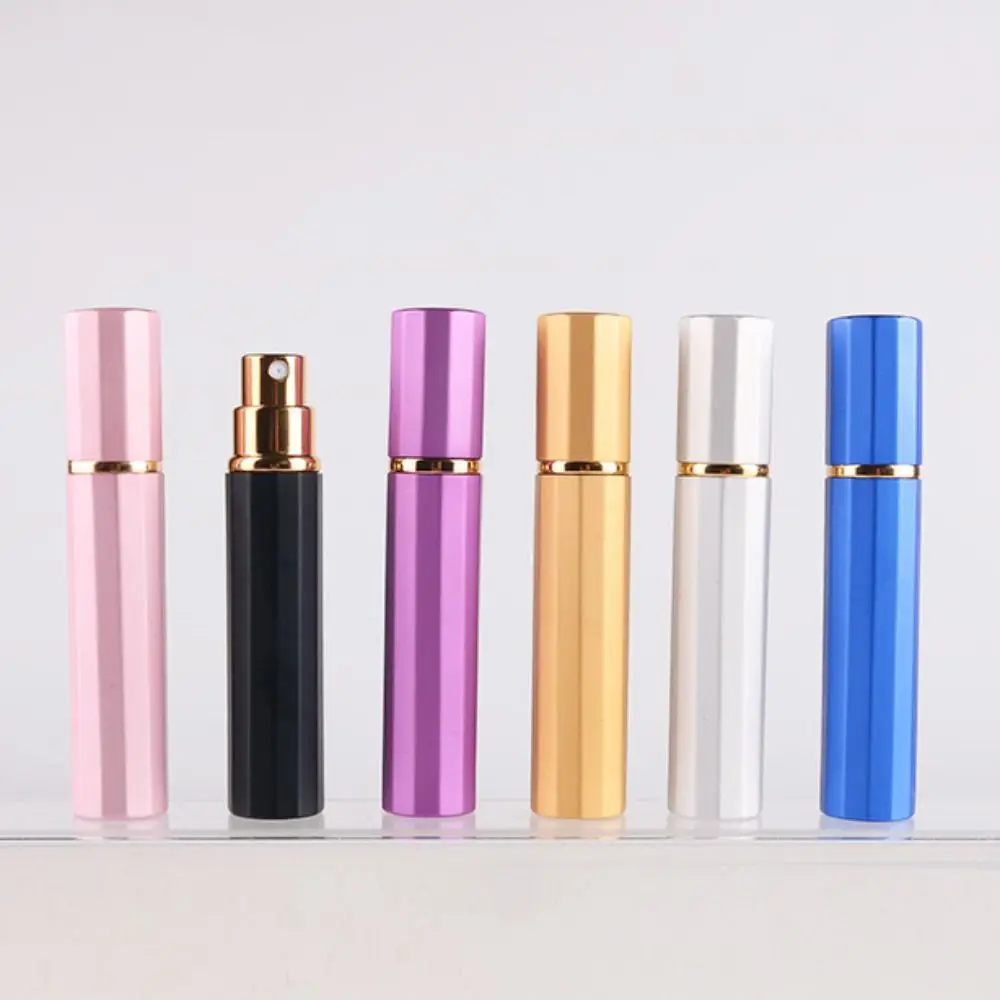 

8ml New Glass Perfume Bottle With Spray Refillable Atomizer Bottle Mini Portable Cosmetic Containers Travel