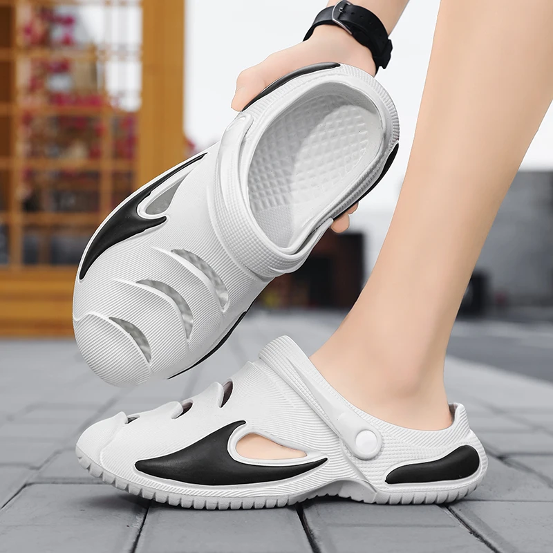 Sports Closed-Toe Sandals for Men and Women, with Integrated Eva Soft Sole, Breathable Summer Shoes for Beach Vacations and Water Activities view 6