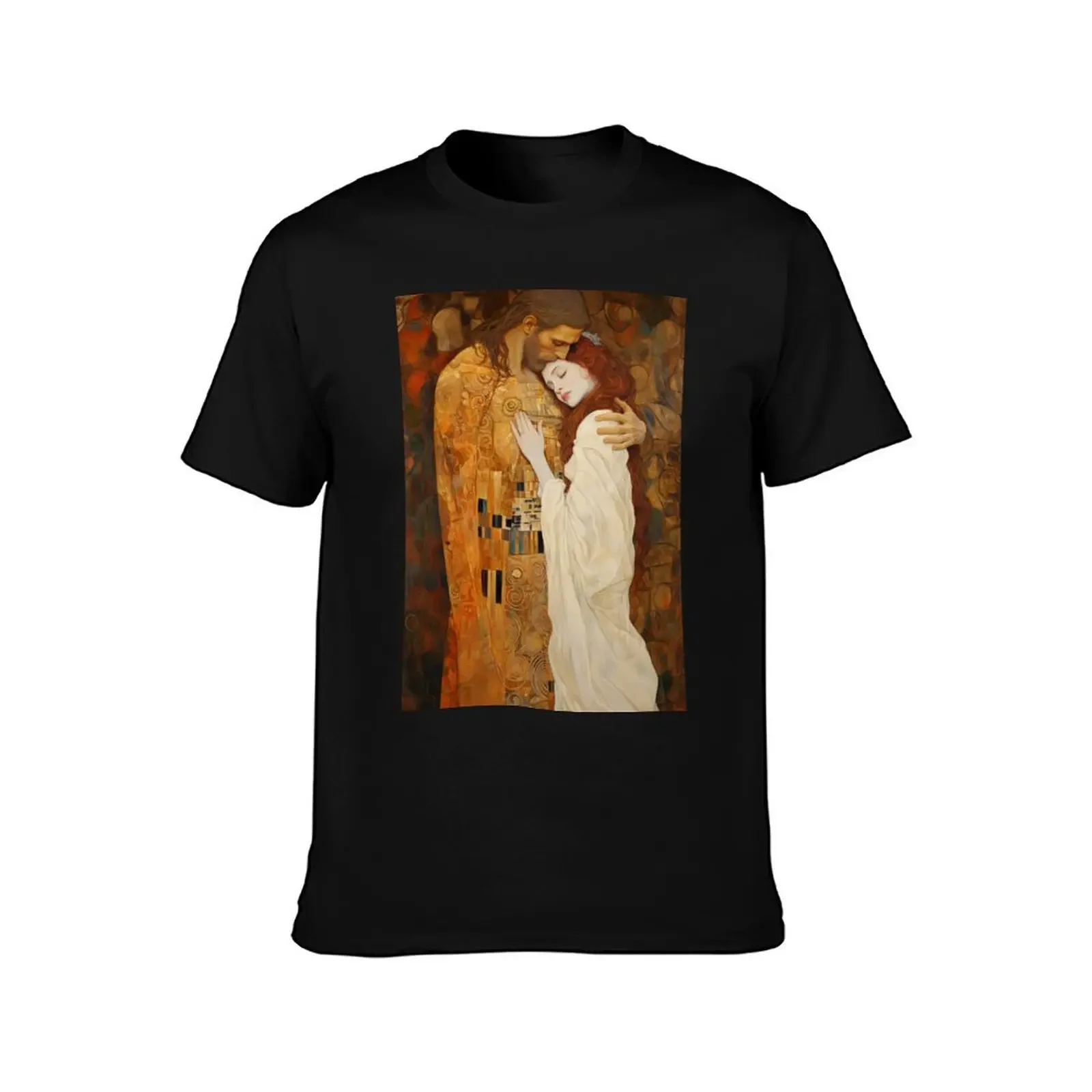 Transcendent Devotion - Mary Magdalene and Christ Embrace T-Shirt custom shirt Clothing men tshirt