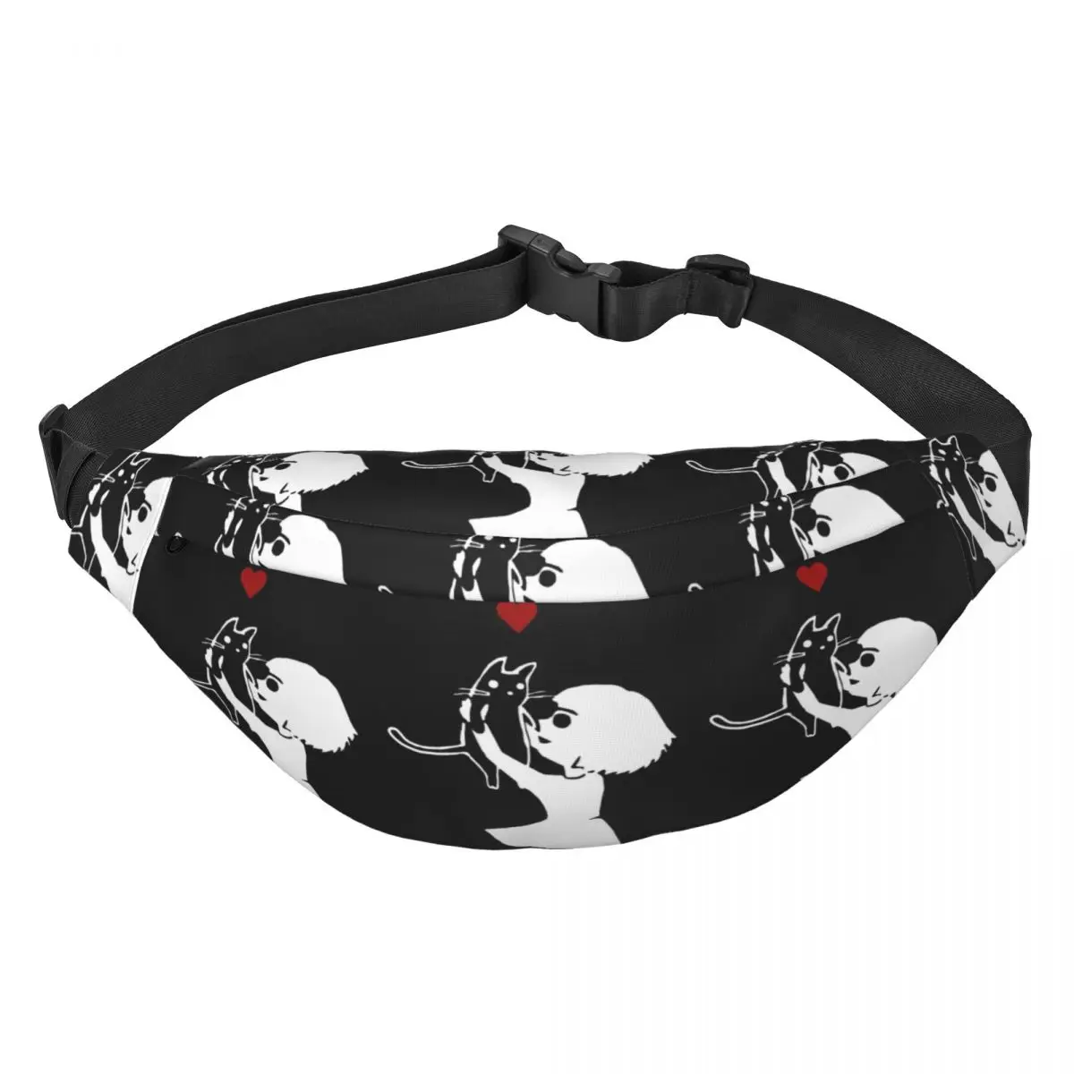 Custom Fran Swedish Graphic Adventure Game Bow Fanny Pack Women Men Sling Crossbody Waist Bag for Running Phone Money Pouch