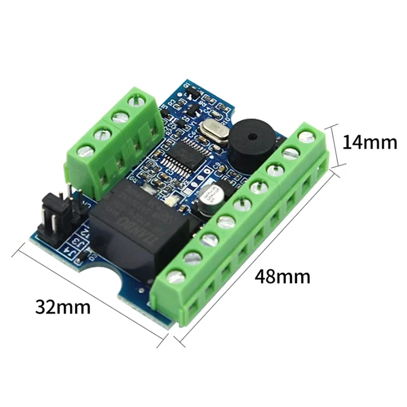 Nuovo Mini scheda di controllo accessi modulo di blocco scheda modulo di blocco uscita relè sistema di controllo accessi porta