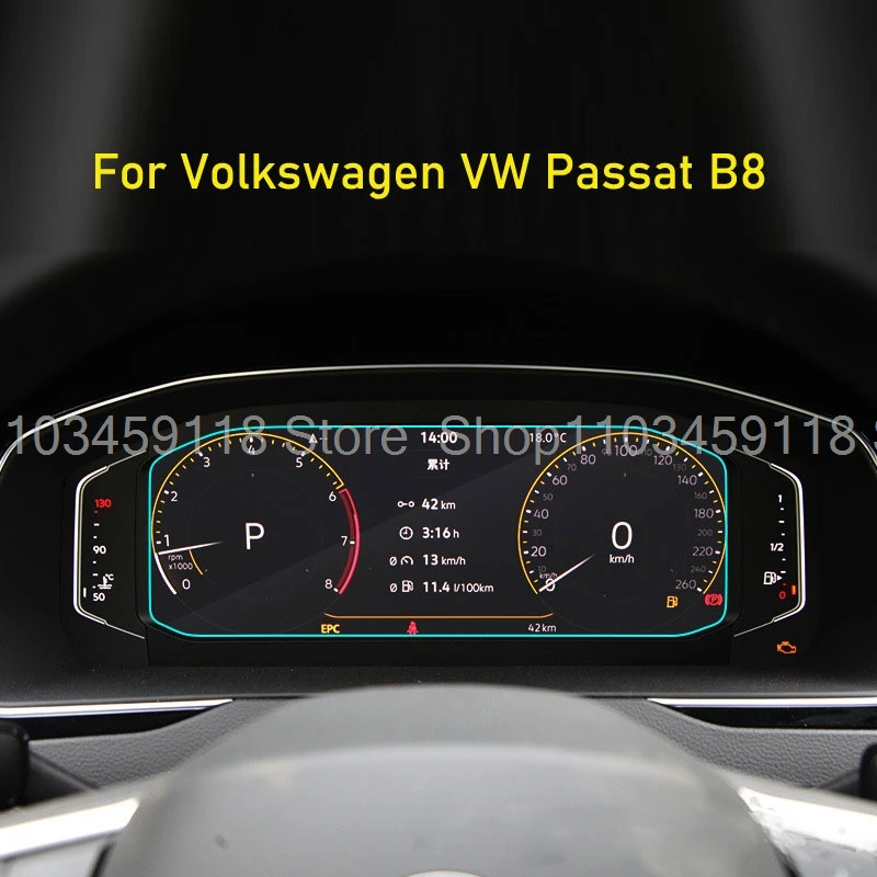 

Tempered glass Screen protector film For Volkswagen VW Passat B8 2020-2023 dashboard instrument anti-scratch accessories