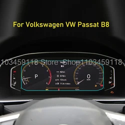 Tempered glass Screen protector film For Volkswagen VW Passat B8 2020-2023 dashboard instrument anti-scratch accessories