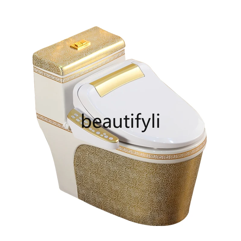 

European toilet golden smart toilet cover instant toilet cover full automatic cleaning and drying