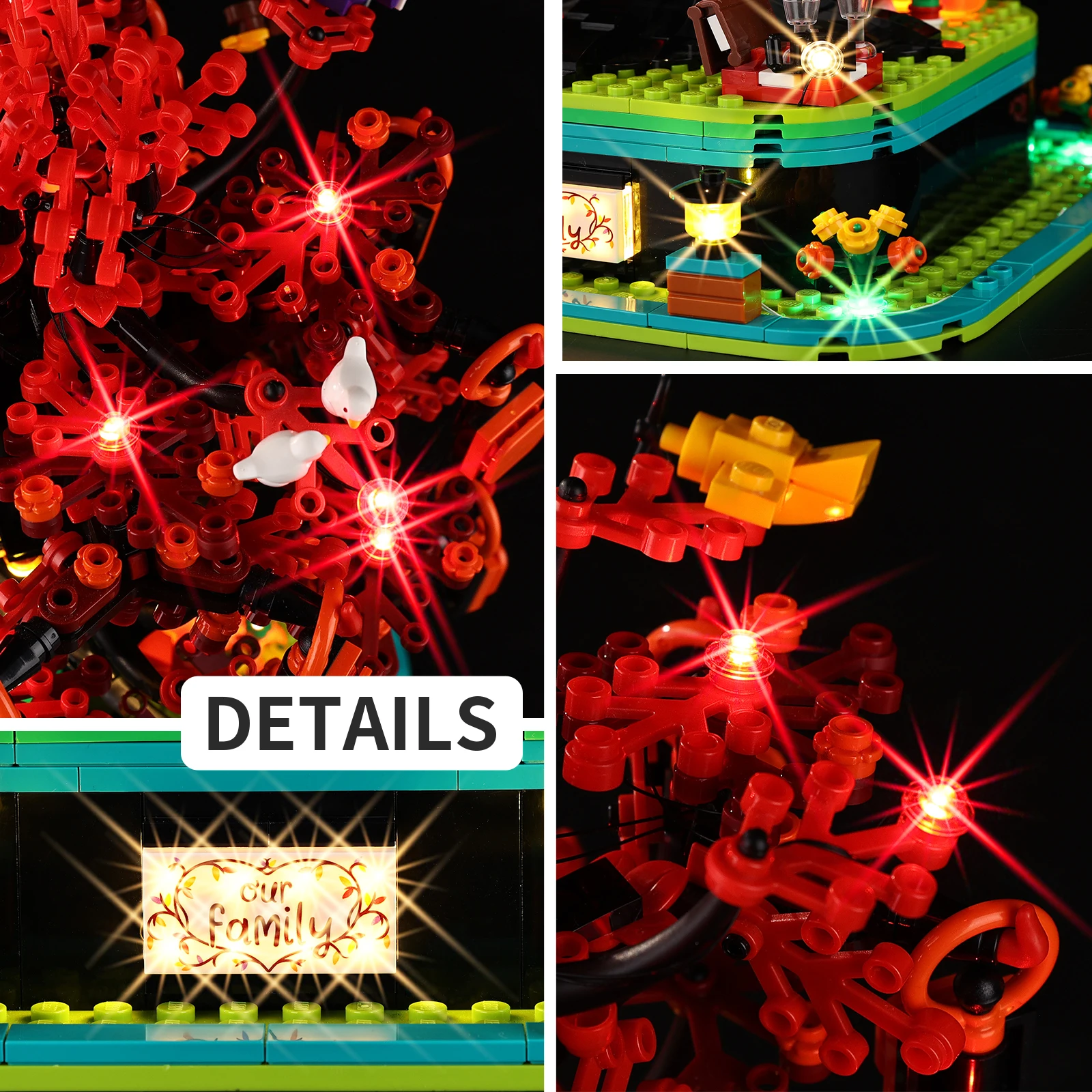 

Набор светодиодных ламп для конструктора LEGO Family Tree 21346