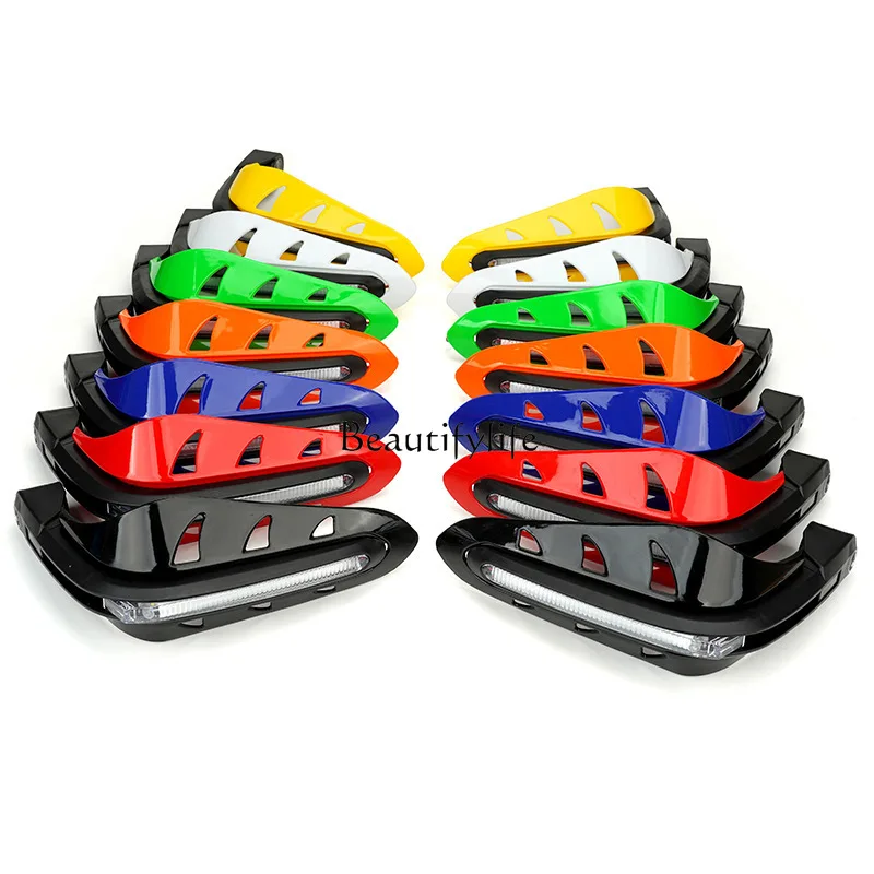 

ld20 Suitable for motorcycle modification general hand guard strip LED daytime running light bow guard off-road motorcycle
