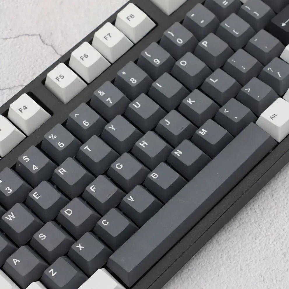 GMK Ashes 160 Keys PBT Dye Subbed Cherry Profile Keycaps With ISO Enter 7U Spacebar part
